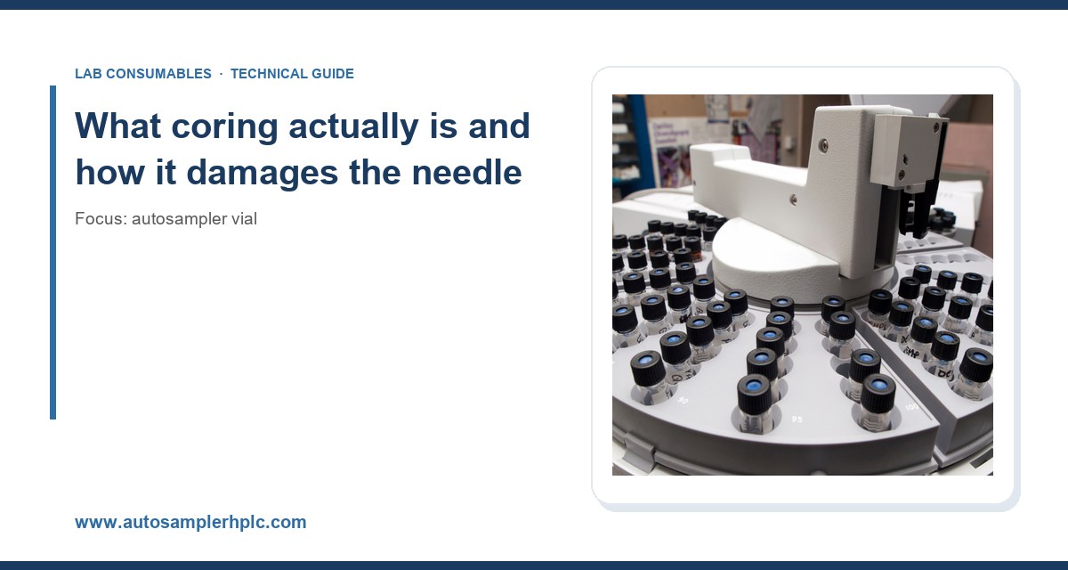 What coring actually is and how it damages the needle
