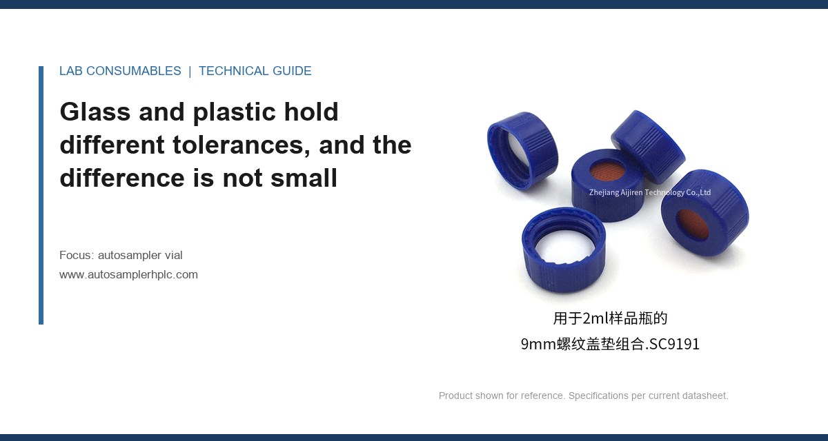 Glass and plastic hold different tolerances, and the difference is not small